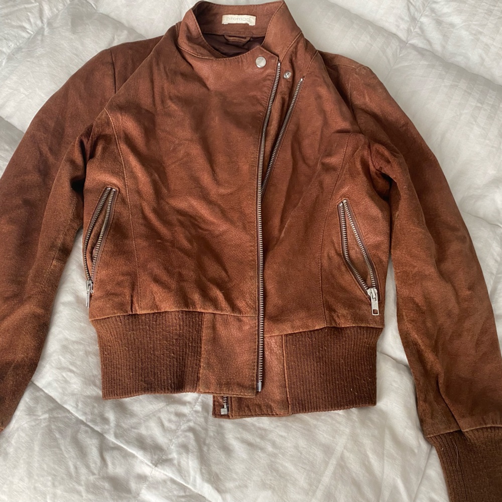 Leather vintage jacket